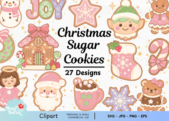 Download Christmas Sugar Cookies Clipart SVG PNG - Svg Collection