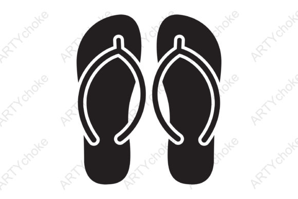 Download Flip-flops. SVG File Ready for Cricut - Svg Collection
