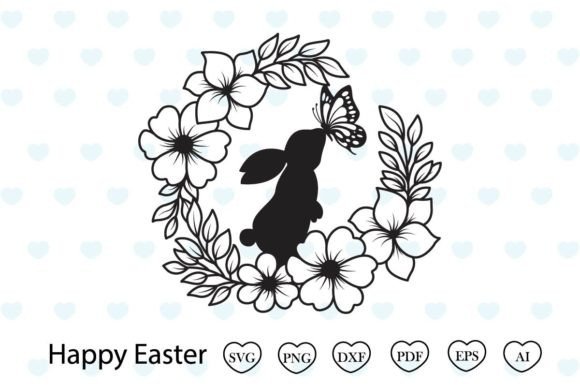 Download Floral Bunny Svg Easter Svg - Svg Collection