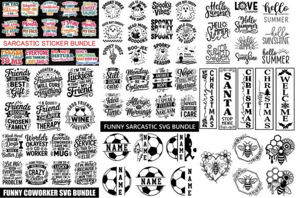 Download Funny SVG Bundle Mega Pack | Sarcastic - Svg Collection