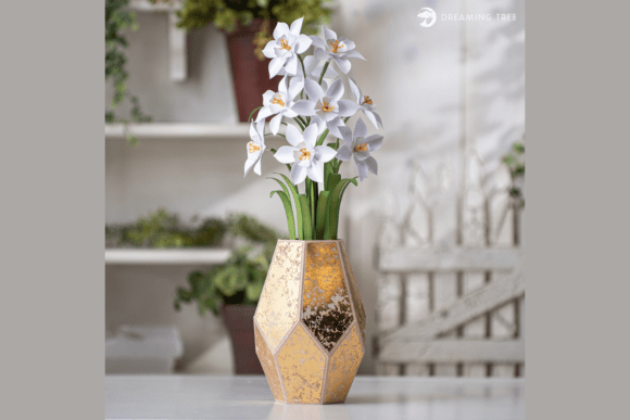 Download Paperwhites Floral Arrangement SVG - Svg Collection