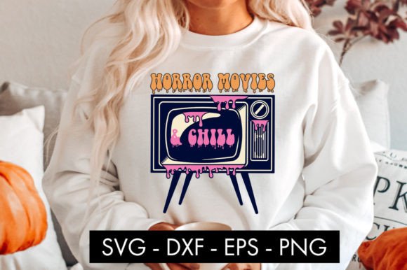 Download Horror Movies and Chill SVG Cut File PNG - Svg Collection