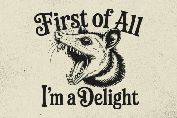 Download Funny Opossum Meme SVG, Sarcastic Animal - Svg Collection
