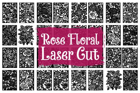 Download Elegant Rose Floral SVG Laser Cut - Svg Collection