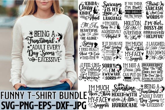 Download Funny SVG Bundle | Funny T-shirt Bundle - Svg Collection