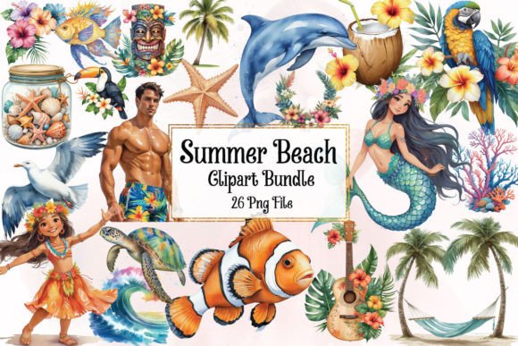 Download Hawaii Summer Beach Sublimation Bundle - Premium Resources