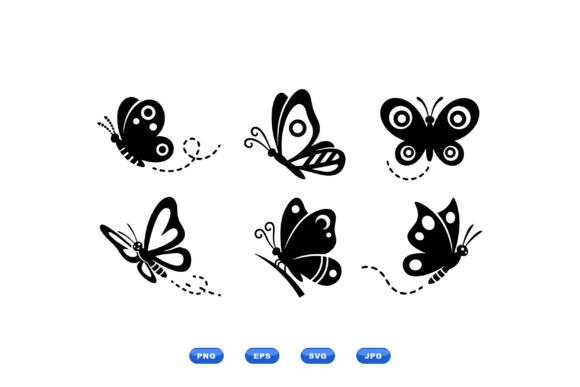 Download Cute Butterfly SVG Clipart Set - Svg Collection