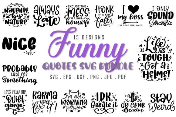 Download Funny SVG Bundle | Sarcastic Quotes SVG - Svg Collection