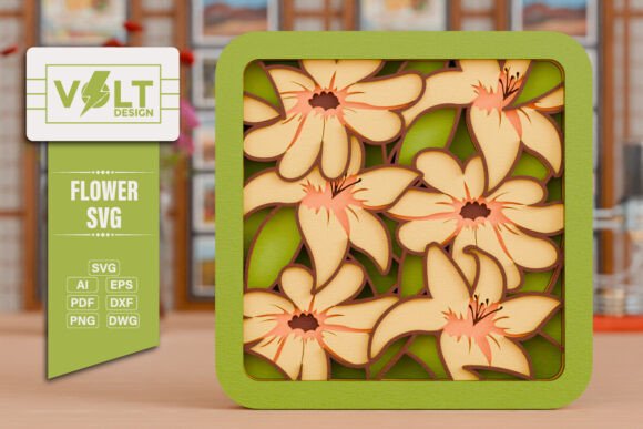 Download Flower 3d SVG Paper Laser Cutting Files - Svg Collection