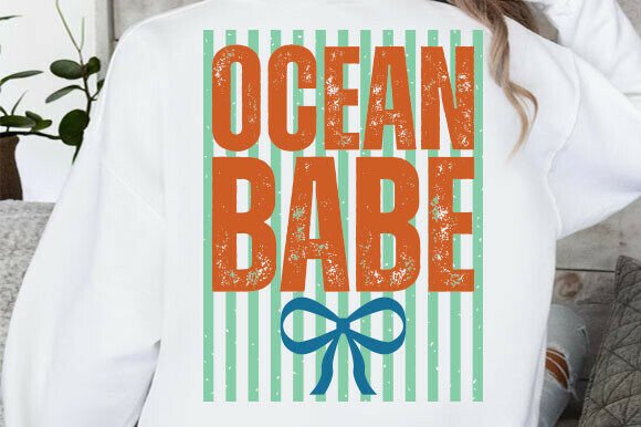 Download Ocean Babe SVG, Striped Ocean Babe SVG - Svg Collection