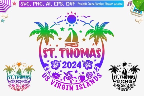 Download St. Thomas Vacation T- Shirt Svg, Png - Svg Collection