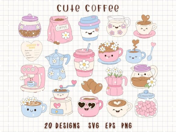 Download Coffee Clipart Cute Coffee Cup SVG - Svg Collection