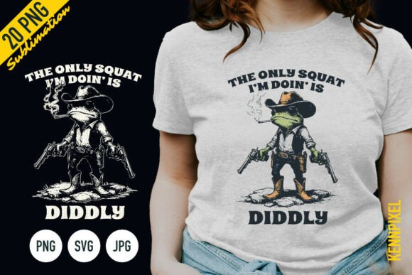 Download Funny Cowboy Frog Meme Shirt SVG PNG - Svg Collection