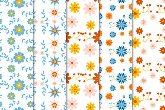 Download Floral Pattern and Background Bundle - Floral pattern Collection