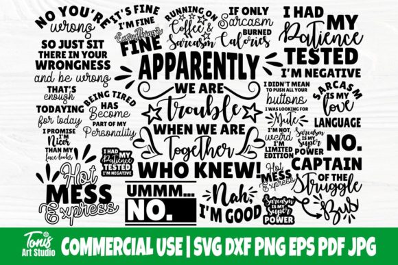 Download Sassy Bundle SVG, Sarcastic Svg Cut File - Svg Collection