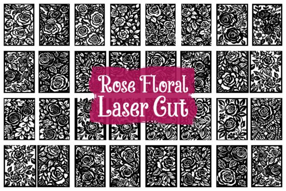 Download Elegant Rose Floral SVG Laser Cut - Svg Collection